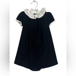 Edgehill Collection Black Velvet Dress NWT